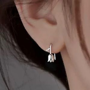 Sterling Silver Tulip Earrings 🌷!